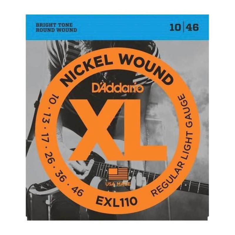 DAddario EXL110 Electric Guitar Strings 10-46 Regular Light