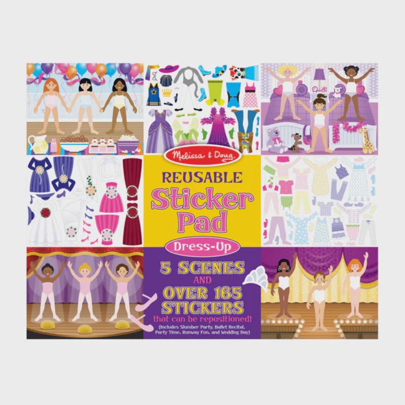 Melissa & Doug Reusable Sticker Pad – Dress Up
