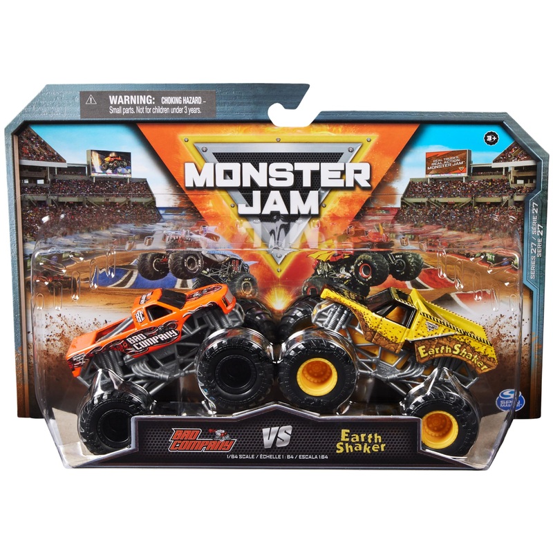 Monster Jam 1:64 Diecast Trucks 2 pk
