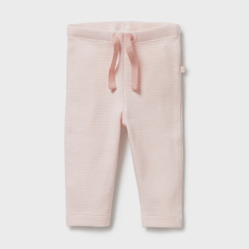 Organic Stripe Rib Legging – Cantaloupe