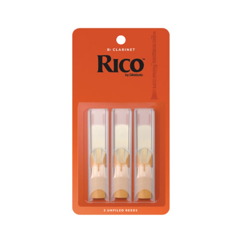 Rico Size 1.5 Bb Clarinet Reeds 3pk