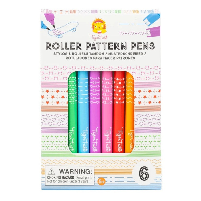 Tiger Tribe Roller Pattern Pens