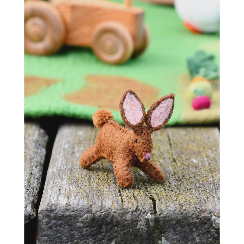 Felt Rabbit Farm Animal Toy