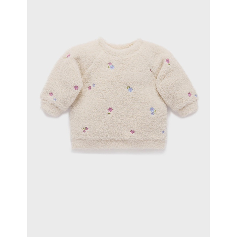Fluffy Embroidered Windcheater