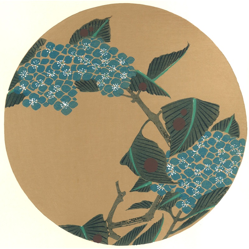 Ito Jakuchu – Ajisai (Hydrangea) – Free Shipping