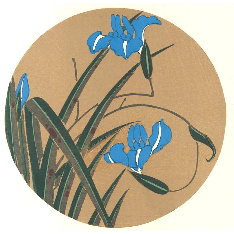 Ito Jakuchu – Kakitsubata (Iris) – Free Shipping