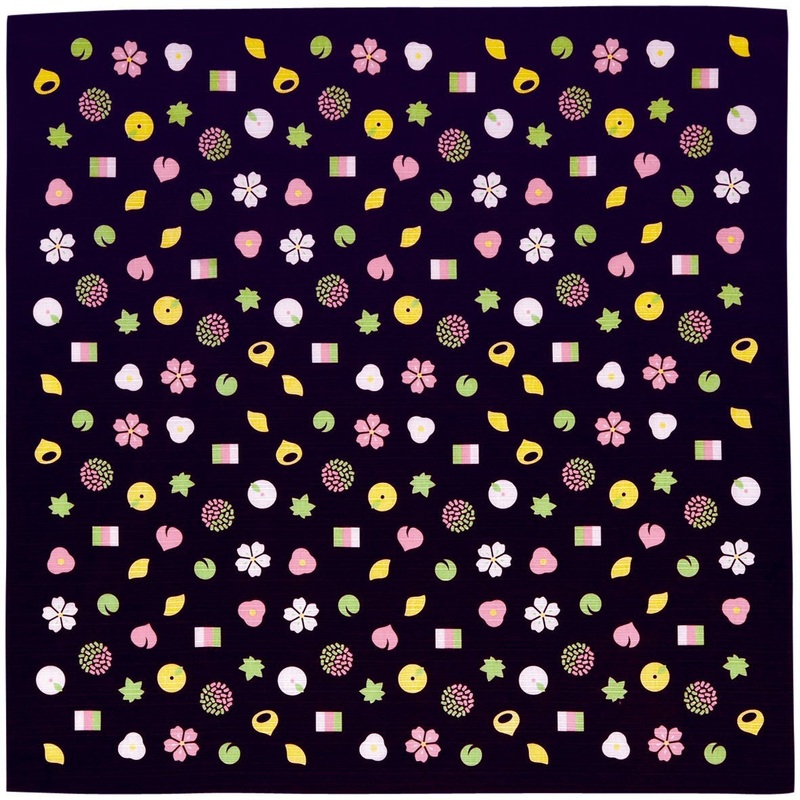 Kenema – Wagashi  – Furoshiki 70 x 70 cm