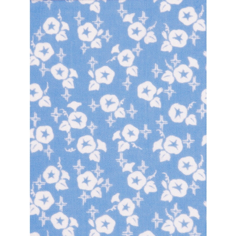 Komongara Tenugui – #2 Asagao (morning glory) (The dyed Tenugui)