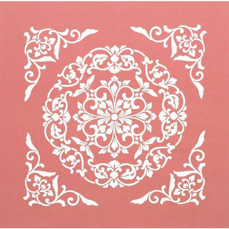 Maruwa – Shosoin Pattern Pink – Furoshiki (Japanese Wrapping Cloth) 130 x 130 cm