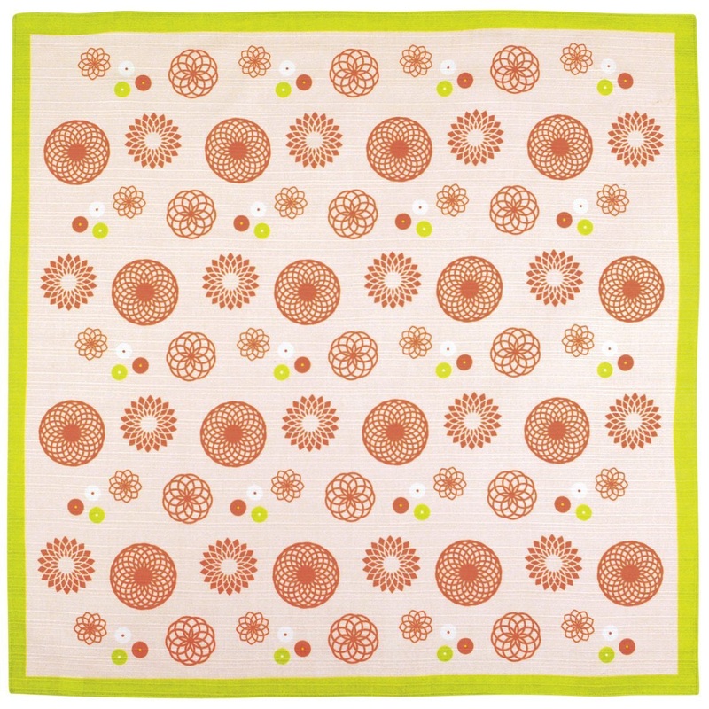 Okamisan – Kiku – Furoshiki 70 x 70 cm