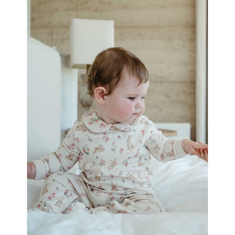 Thick Bunny Growsuit – Bunny Garden Print