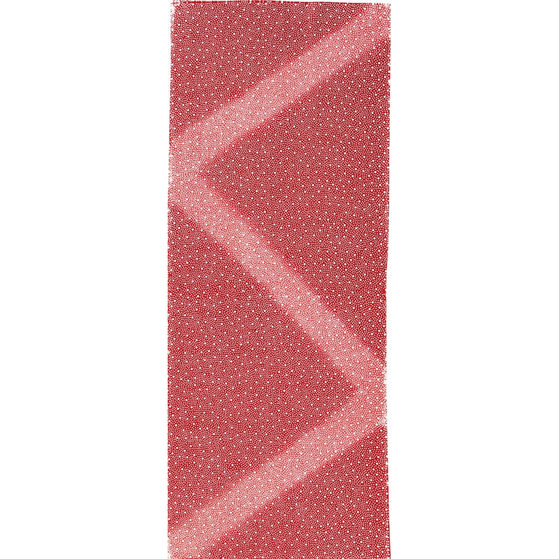Wafuka – Small and large Arare Red (The dyed Tenugui)