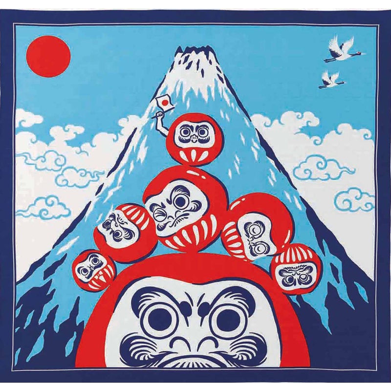 Kenema – Daruma ochizu – Furoshiki  90X90cm