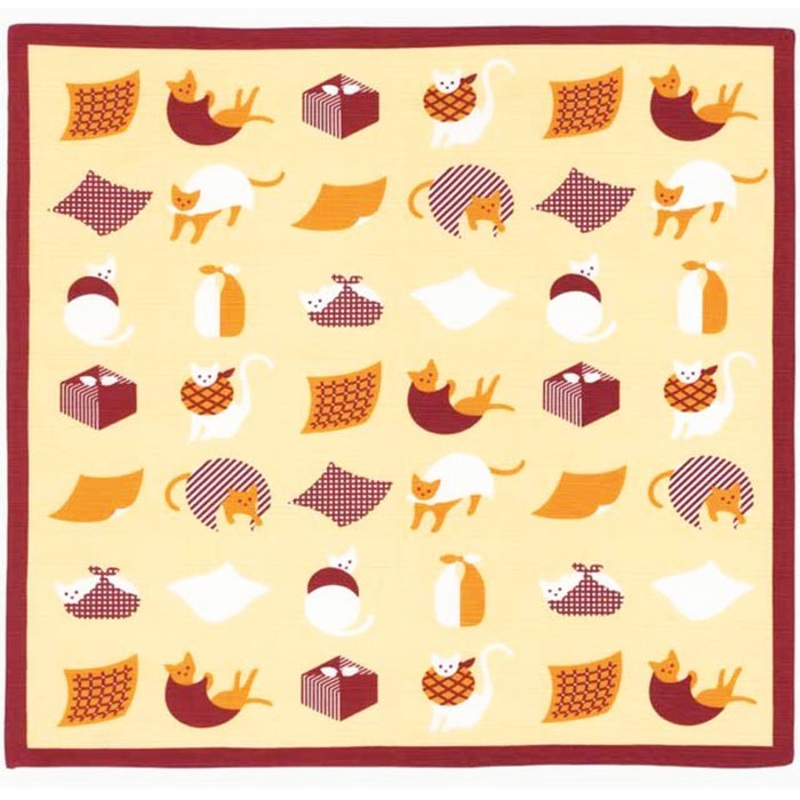 Okamisan – Furoshiki Neko (Cat) – Furoshiki 50 x 50 cm