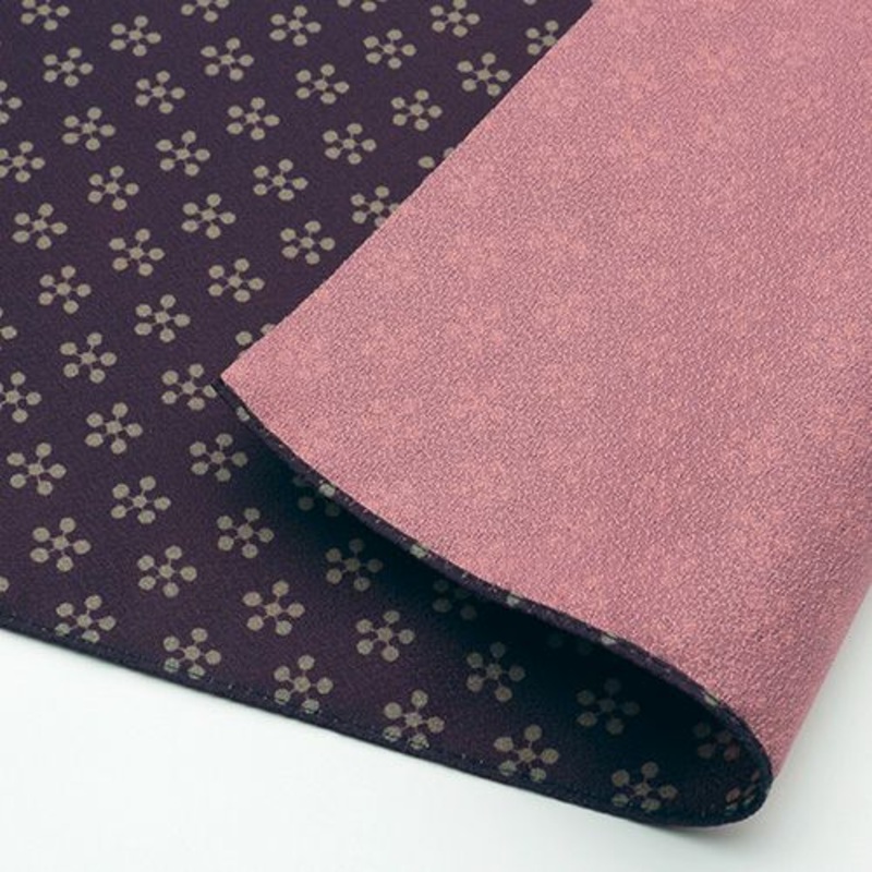 Rikyu Ume (Plum) -Double-Sided Dyeing Furoshiki – Purple / Pink – 70 x 70 cm