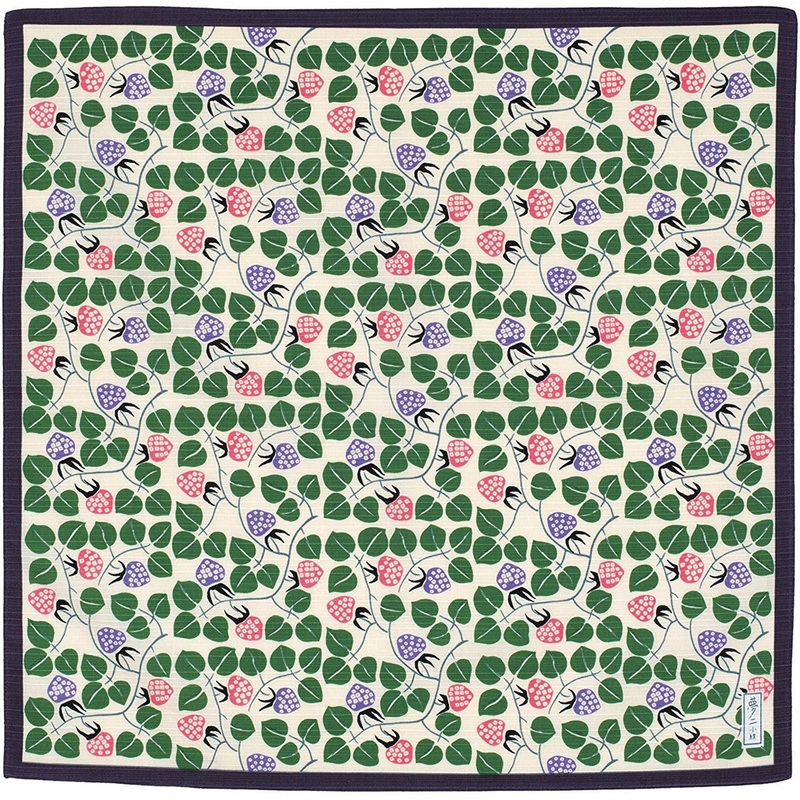 Takehisa Yumeji – Ichigo (Strawberry)   – Furoshiki 48 x 48 cm