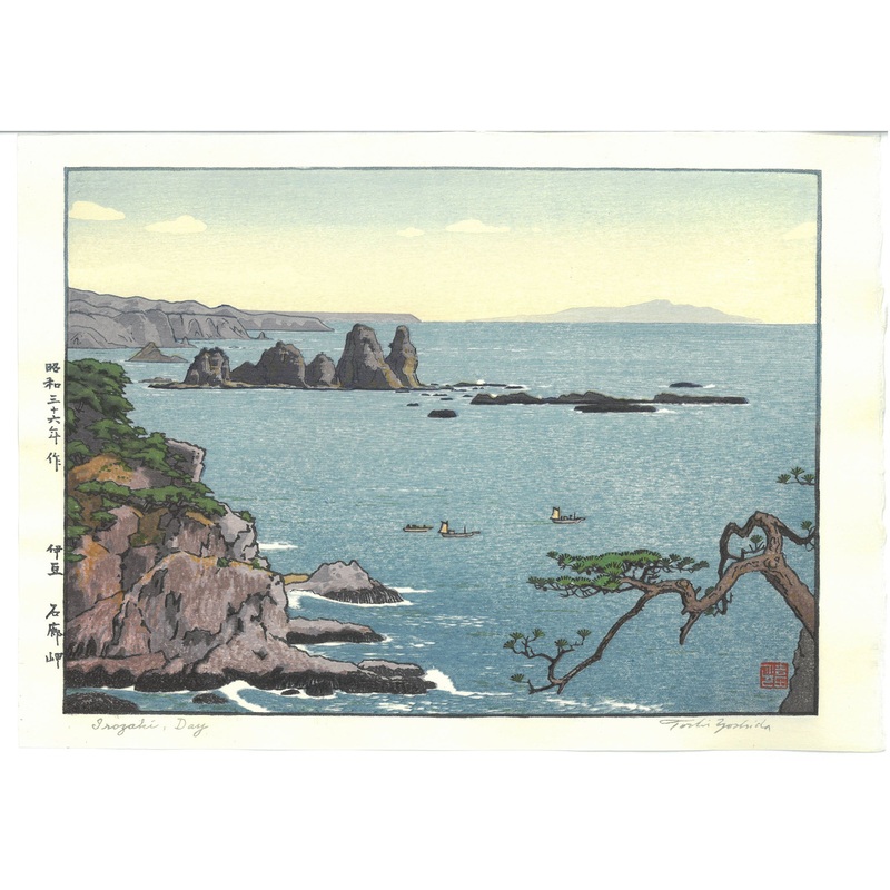 Yoshida Toshi – #016102  Irozaki Hiru ( Irozaki,Day) – Free Shipping