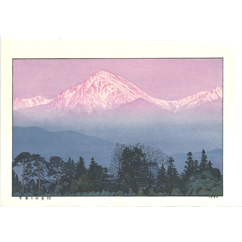 Yoshida Toshi – Azumino in early spring – Free Shipping