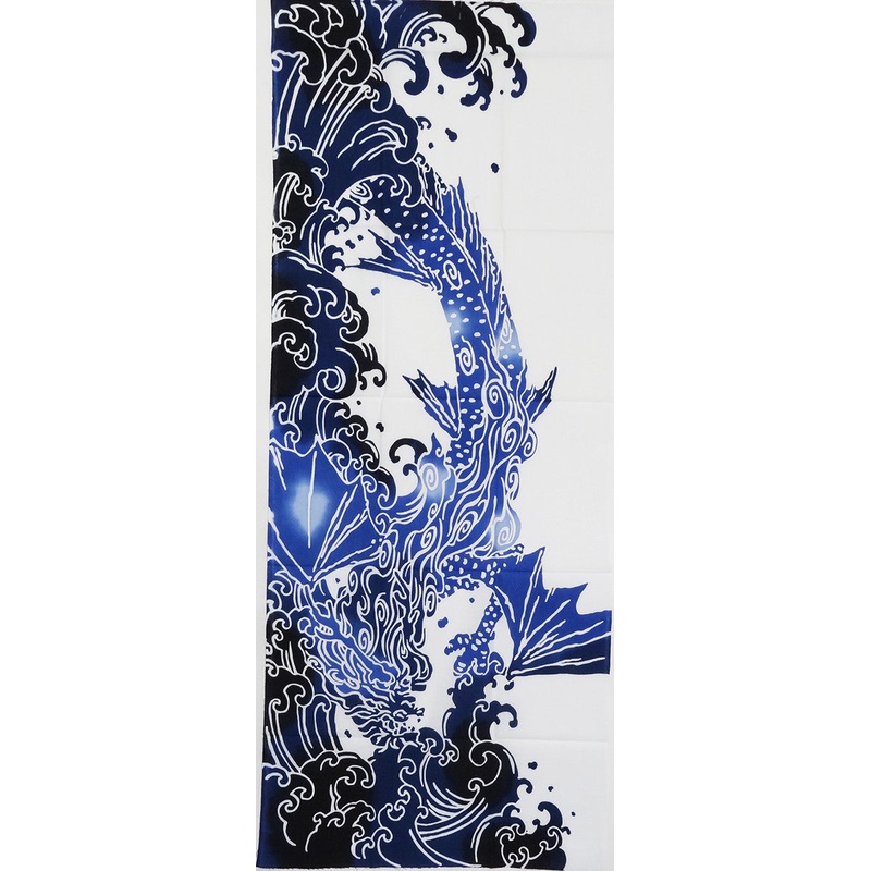 Iki – SuiRyu (Water dragon)   (The dyed Tenugui)