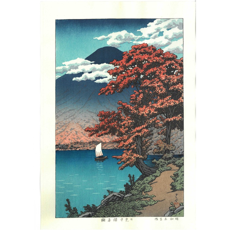 Kawase Hasui – #HKS-13  Nikko Chuzenji ko  (Lake Chuzenji, Nikko) – Free Shipping