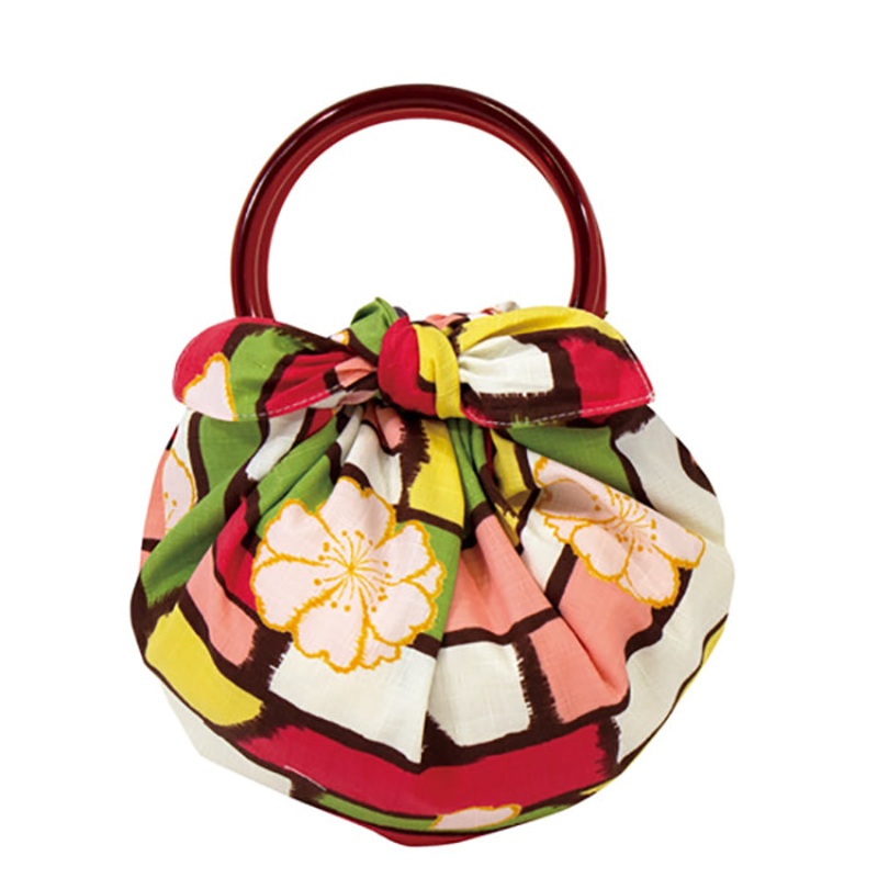 Modern Girl – Sakura – Furoshiki with two rings  70 x 70 cm
