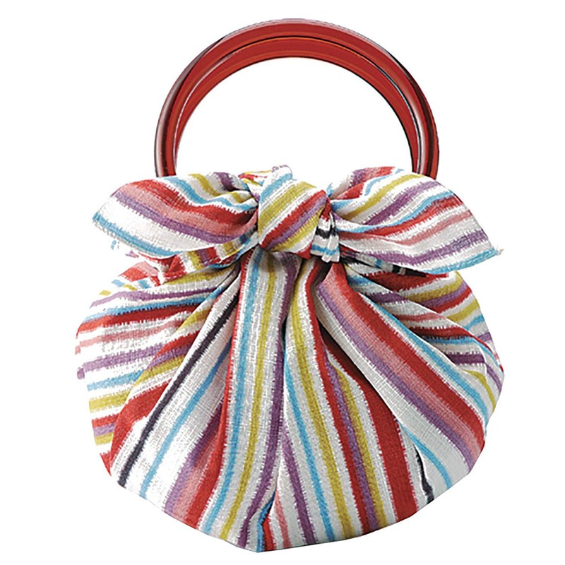 Modern Girl – Simashima – Furoshiki with two rings  70 x 70 cm
