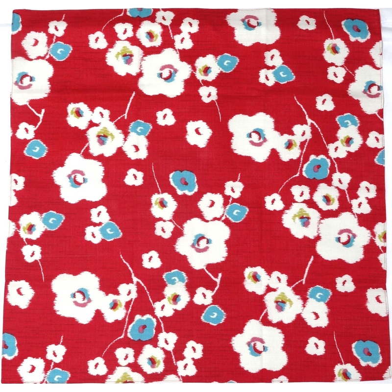 Modern Girl – Ume (Plum) Red – Furoshiki   70 x 70 cm