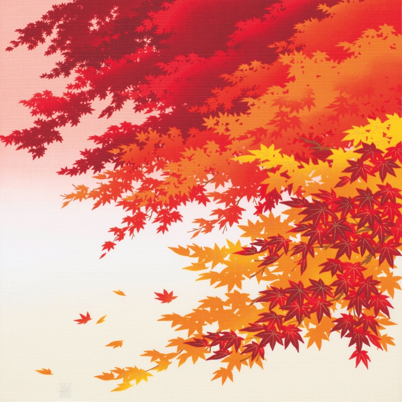 Nihon no shiki – Autumn  Momiji     (Japanese Wrapping Cloth)