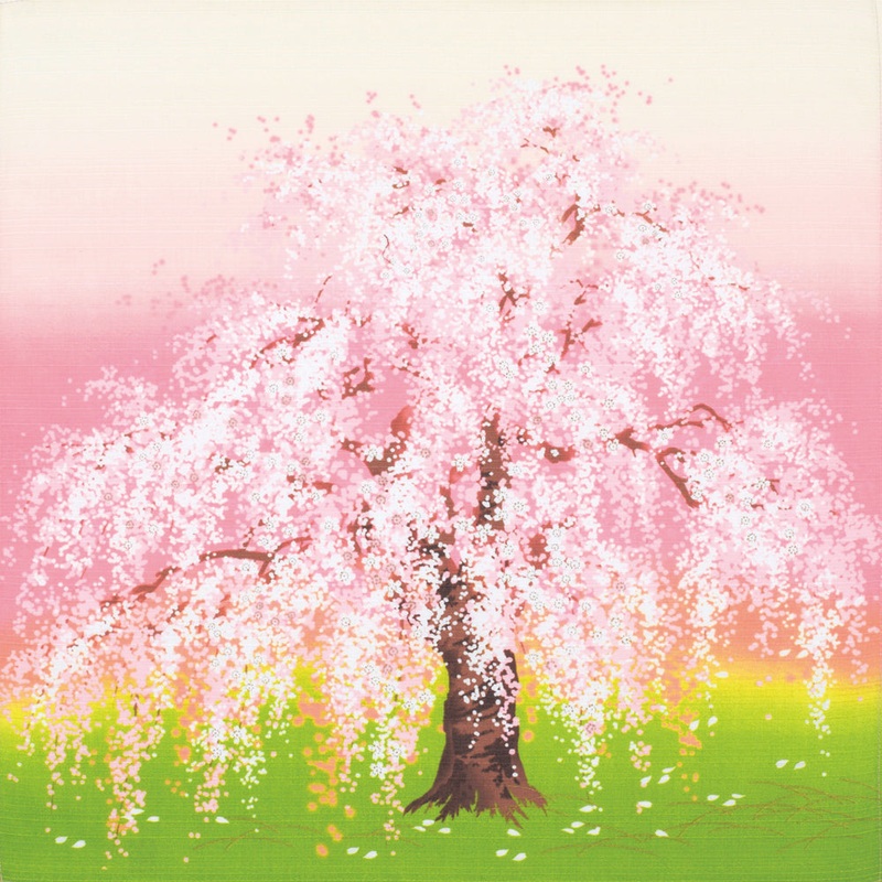 Nihon no shiki – Spring Sakura    (Japanese Wrapping Cloth)