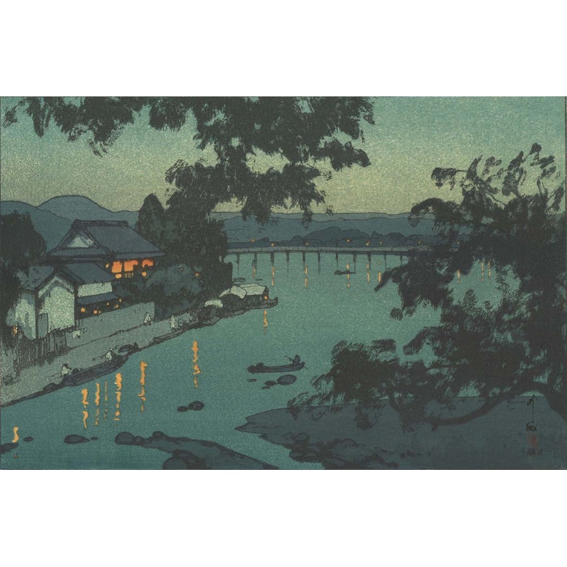 Yoshida Hiroshi – Hita Chikugo River, Evening