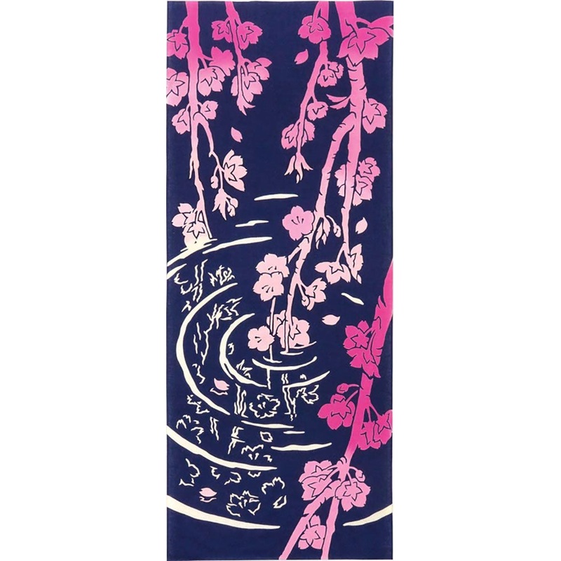 Kenema – Shidare Kagami Zakura    (The dyed Tenugui)
