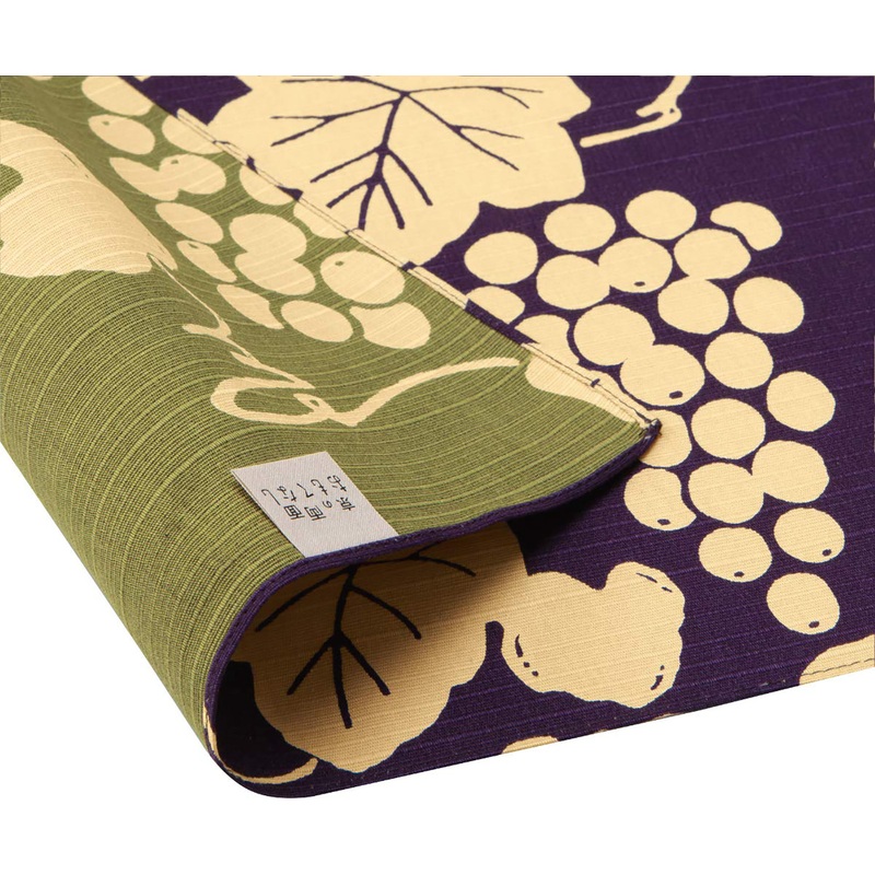 Omotenashi –  Double-Sided Dyeing Grape – Purple  – Furoshiki 50 x 50 cm (Japanese Wrapping Cloth)