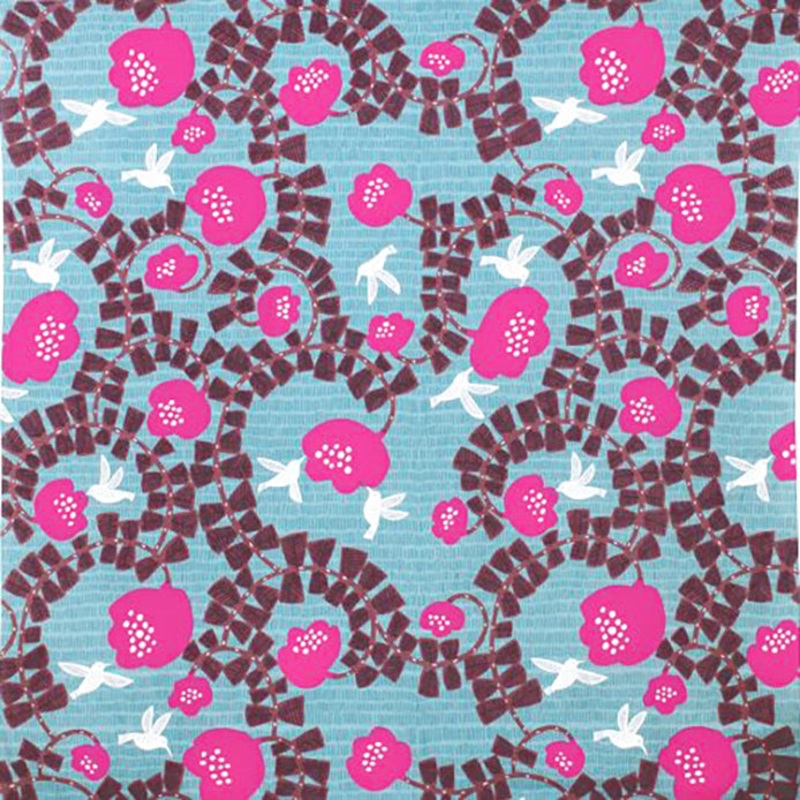 Kata Kata – Water repellent finish – Hummingbird   () – Furoshiki   100 x 100 cm