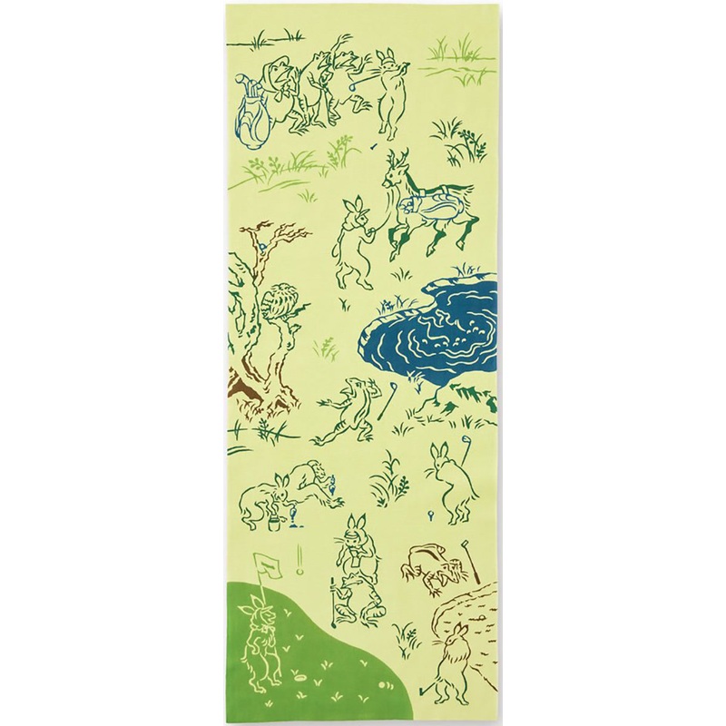 Kenema  – Chojyugiga   Golf   (The dyed Tenugui)