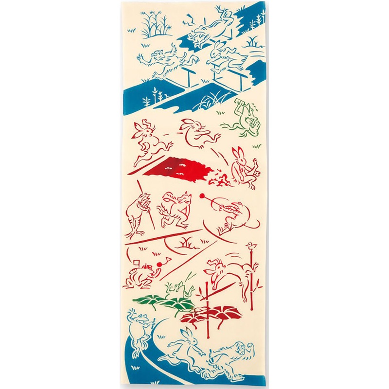 Kenema  – Chojyugiga  Track-and-field events  (The dyed Tenugui)