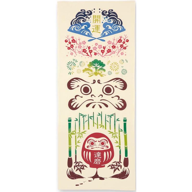 Kenema  – Sho Chiku Bai Daruma (The dyed Tenugui)