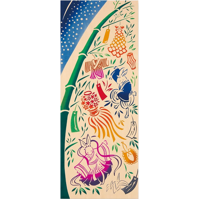 Kenema  – Tanabata no kazarituke   (The dyed Tenugui)