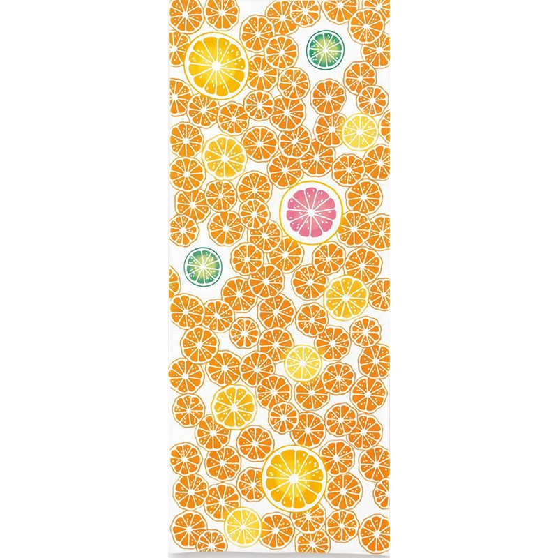 Kenema – Toretate Mikan   (The dyed Tenugui) – Japanese traditional Tenugui