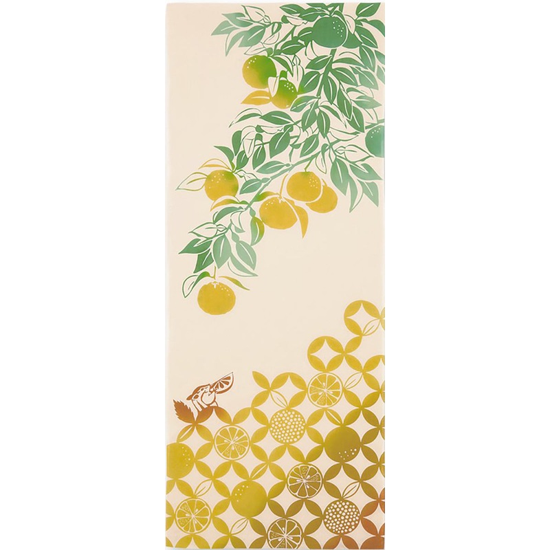Kenema – Yuzu minoru koro   (The dyed Tenugui) – Japanese traditional Tenugui