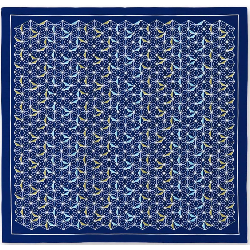 Okamisan –  Asanoha  – Furoshiki 70 x 70 cm