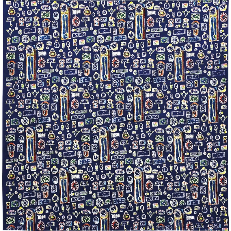 PATORI – Time travel – Furoshiki (Japanese Wrapping Cloth) 50 x 50 cm