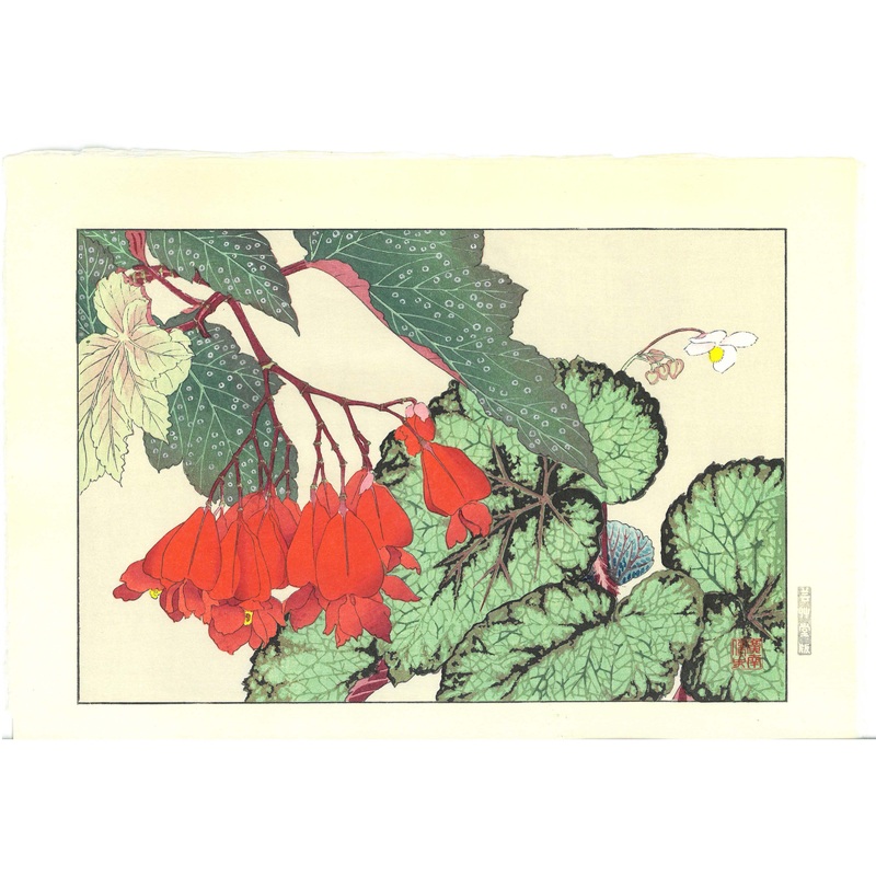 Tanigami Konan (1879~1928) –  Begonia – Free Shipping