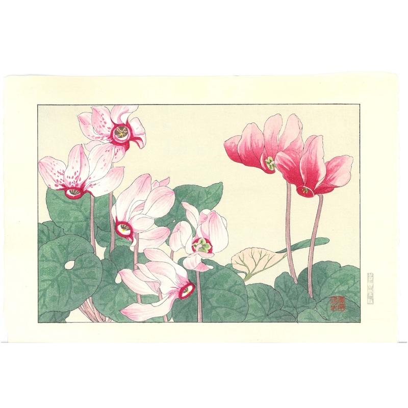 Tanigami Konan (1879~1928) –  Cyclamen – Free Shipping
