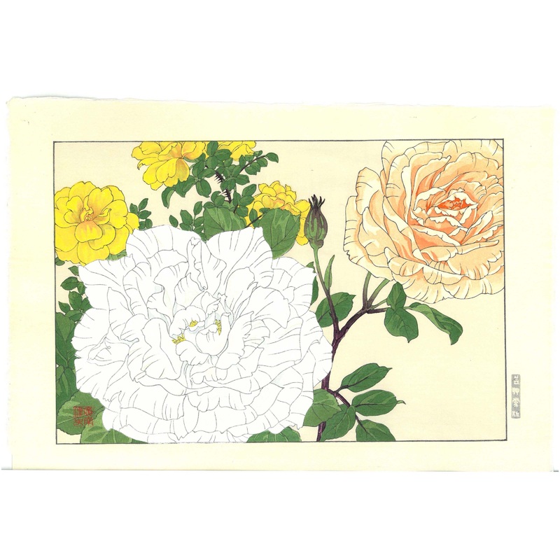 Tanigami Konan (1879~1928) –  Rose – Free Shipping