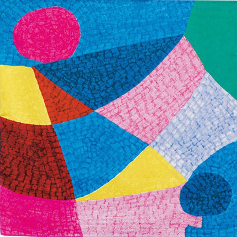 Art Brut – Asobiba (playground) multi   – Furoshiki   50 x 50 cm