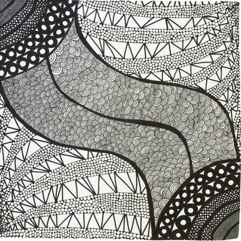 Art Brut – Kaze (Wind) charcoal gray    – Furoshiki   50 x 50 cm