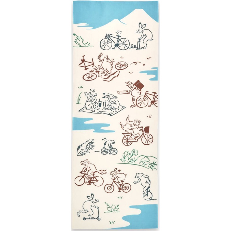 Kenema  – Chojyugiga bicycle    (The dyed Tenugui)