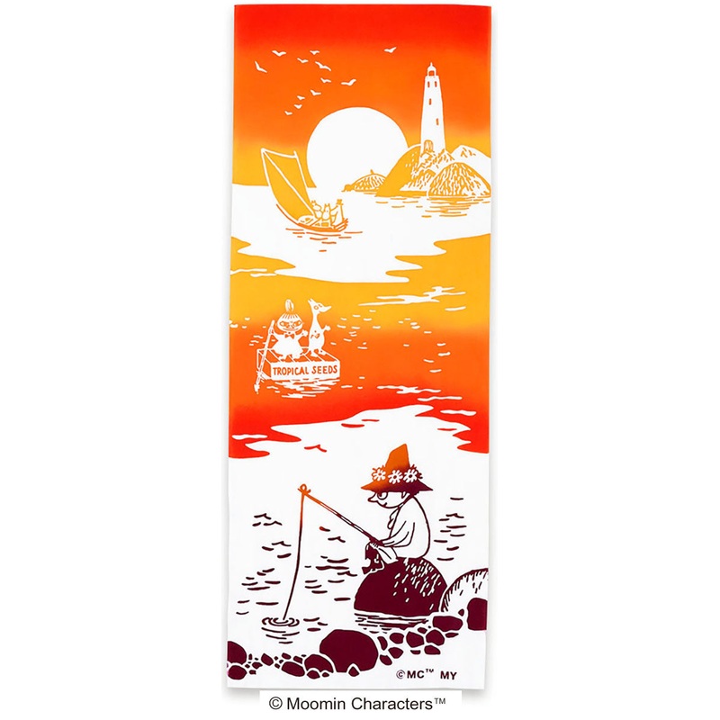 Kenema – Moomin Characters series – Sunset   (The dyed Tenugui)
