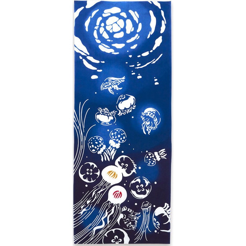 Kenema  –  Natsu Kurage    (jellyfish)   (The dyed Tenugui)