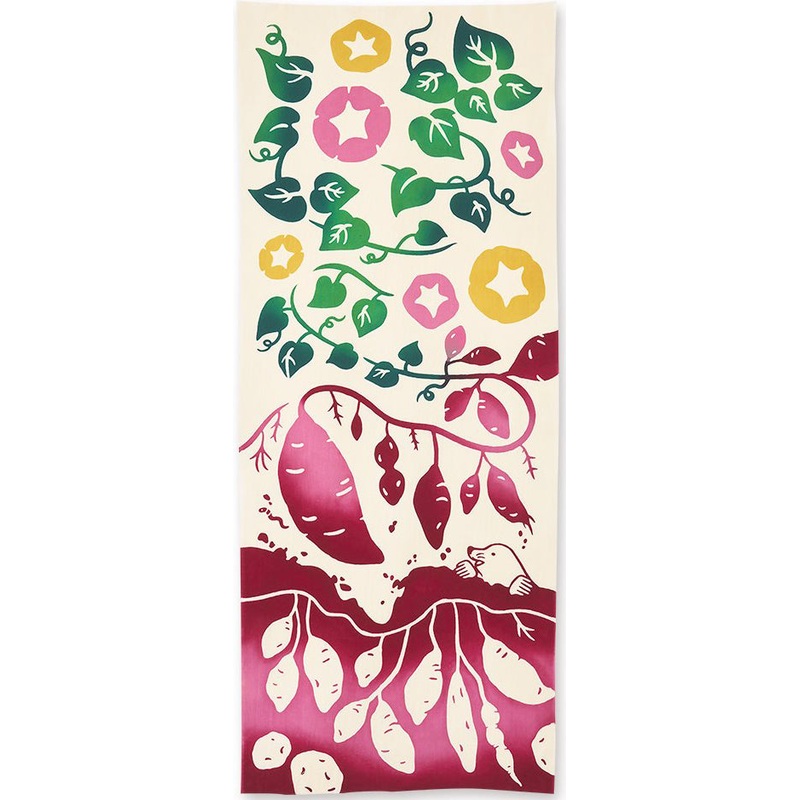 Kenema  –  Oimo hori     (The dyed Tenugui)